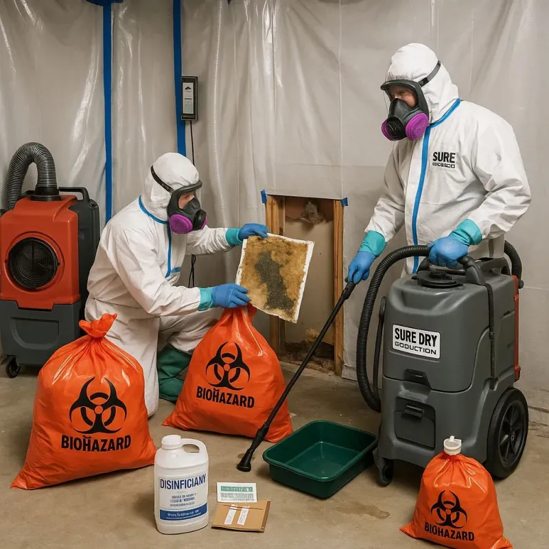 Contaminated Water Handling Protocols process in Campanilla, PR
